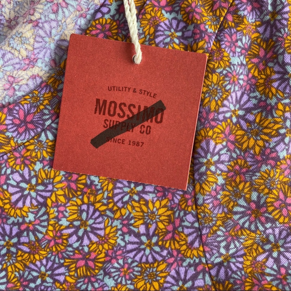 NWT Mossimo supply co pink/yelllow floral 98 top - Picture 4 of 8